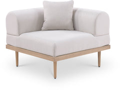 Laguna - Resilient Water Resistant Fabric Upholstered Outdoor Patio Modular Corner Chair