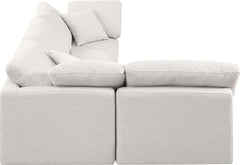 Indulge - Linen 4 Piece Modular Sectional