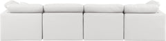 Indulge - Faux Leather 4 Seat Modular Sofa