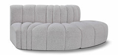Arc - Boucle Fabric 3 Piece Modular Sofa