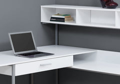 Computer Desk, Home Office, Corner, Storage Drawers, L Shape, Laptop, Contemporary & Modern