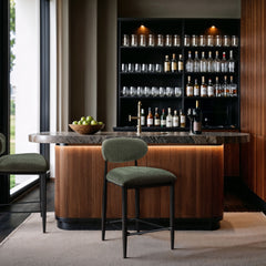 Riccio - Stool - Black Frame