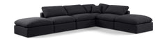 Indulge - Linen 6 Piece Modular Armless Sectional