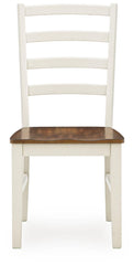 Brinfern - Dining Room Side Chair (Set of 2) - Brown / Antique White