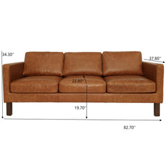 Memphis - Waxy Sofa - Cognac