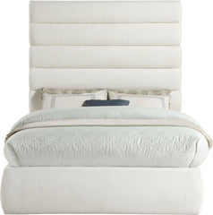 Adam - Linen Fabric Bed With 70.5" Headboard