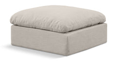 Indulge - Linen Ottoman