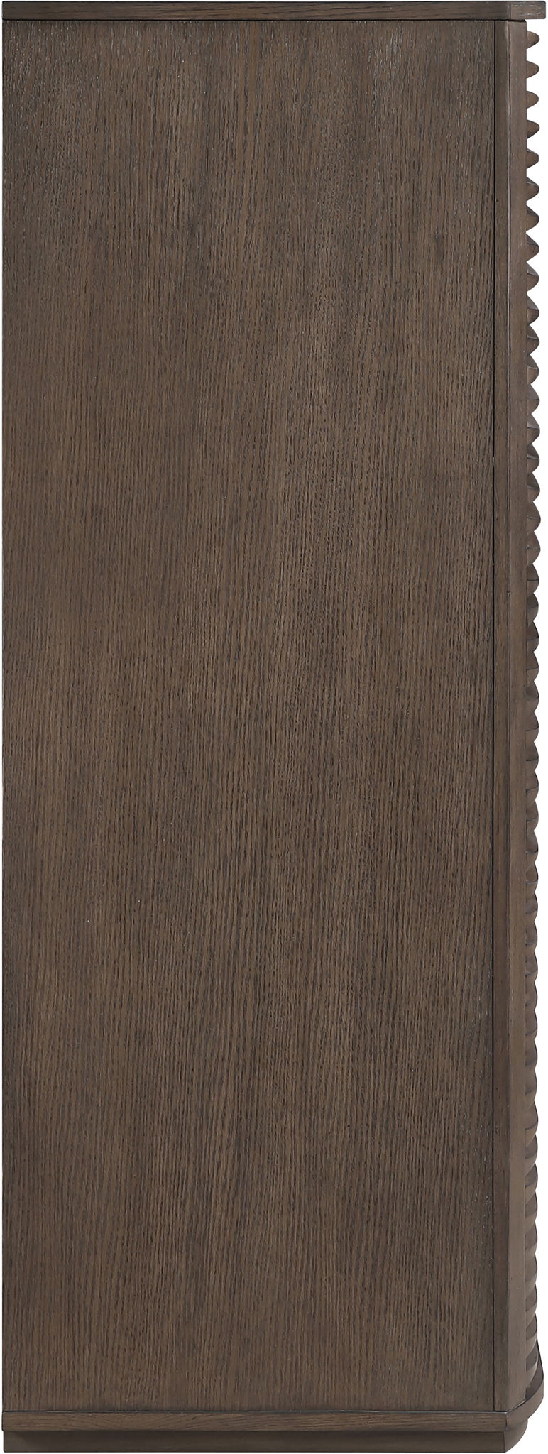 Morino - Oak Veneer And Solid Wood Chest - Brown