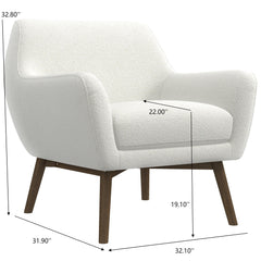 Panom - Lounge Chair - Brown / White