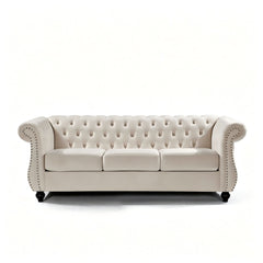 Chesterfield 3 Seater Sofa With Rolled Arms