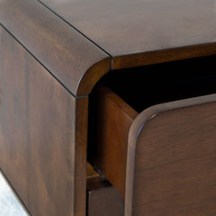 Alexa - Mid-Century Modern Style Night Stand - Brown