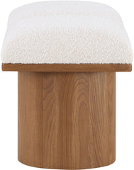 Pavilion - 2 Piece Modular Bench With Brown Base