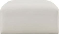 Arc - Faux Leather Ottoman