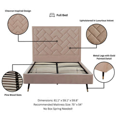 Crosby - Bed With Upholstered Headboard And Slats