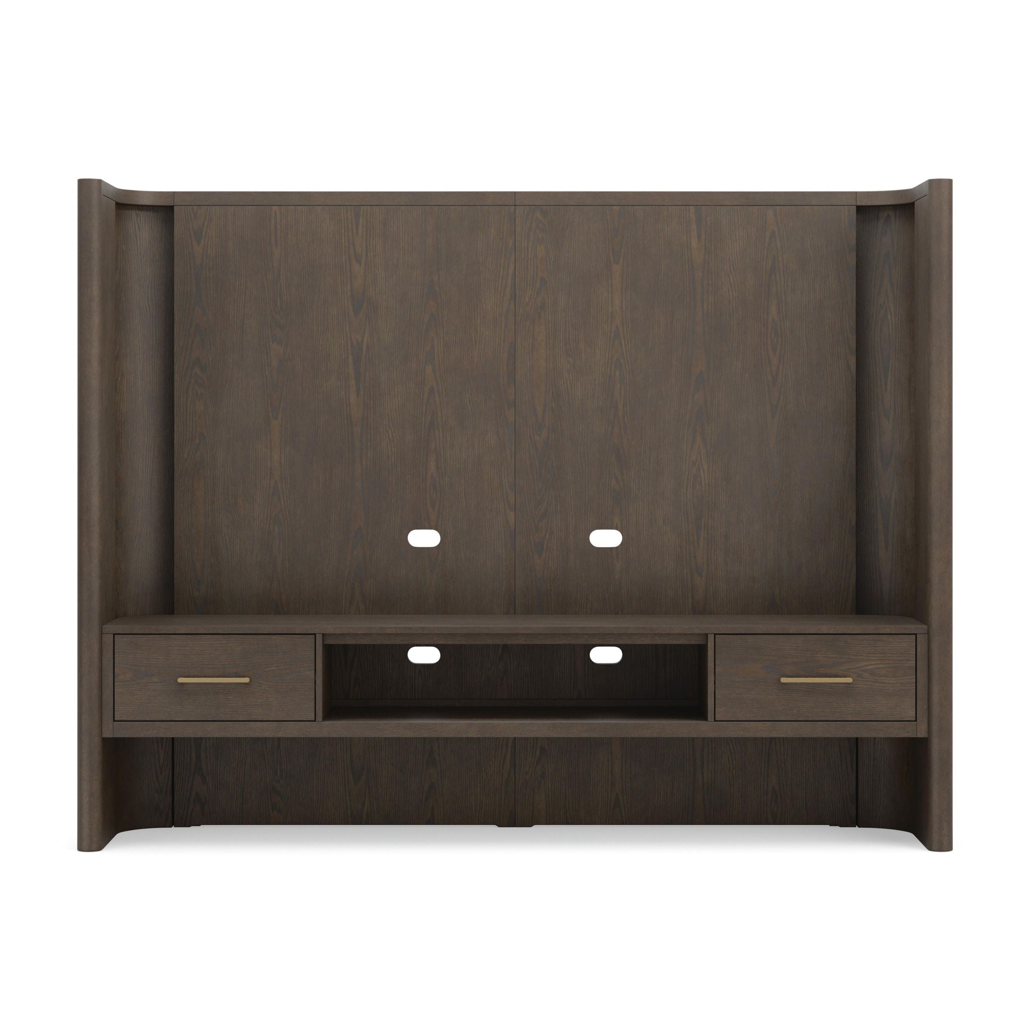 Darimore - TV Wall Console - Burnished Brown