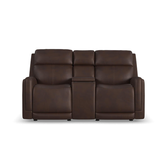 Alister - Power Gliding Loveseat With Console, Power Headrests & Lumbar