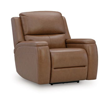 5Z-Syran - Power Recliner With Adjustable Headrest - Caramel
