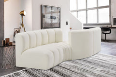Arc - Faux Leather 4 Piece Sofa