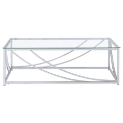 Lille - Glass Top Entryway Sofa Console Table Accents