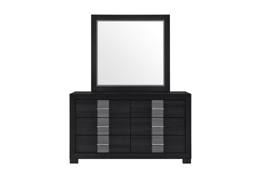 Optimus - 5 Piece Queen Bedroom Set - Black