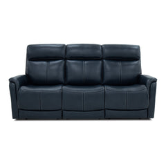 View - Power Reclining Sofa With Console, Power Headrest & Lumbar