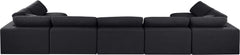 Comfy - 7 Piece Linen Modular Armless Sectional