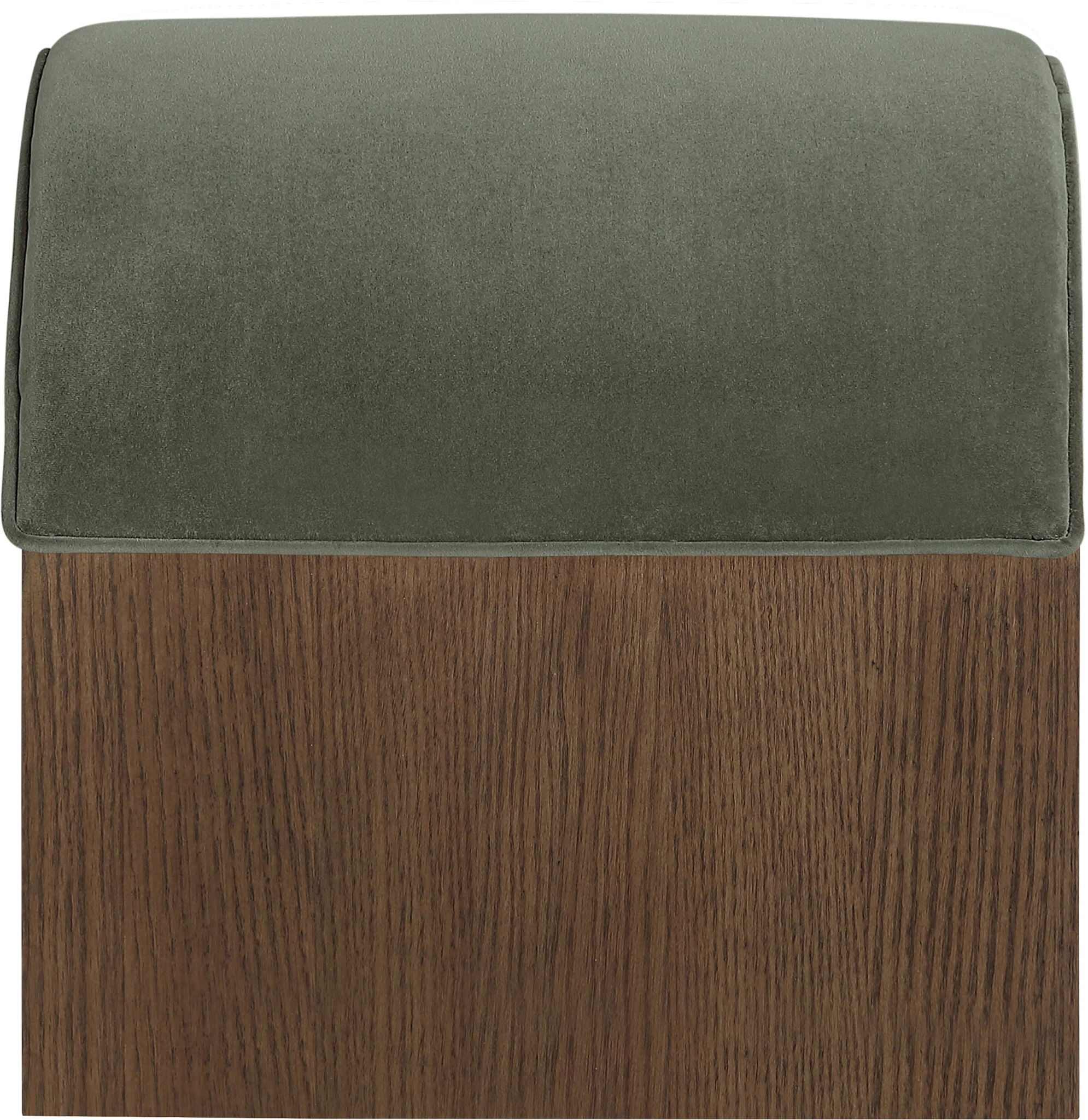 Sable - Velvet Performance Fabric Upholstered Bench