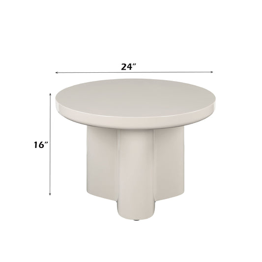 Joane - End Table - Light Gray