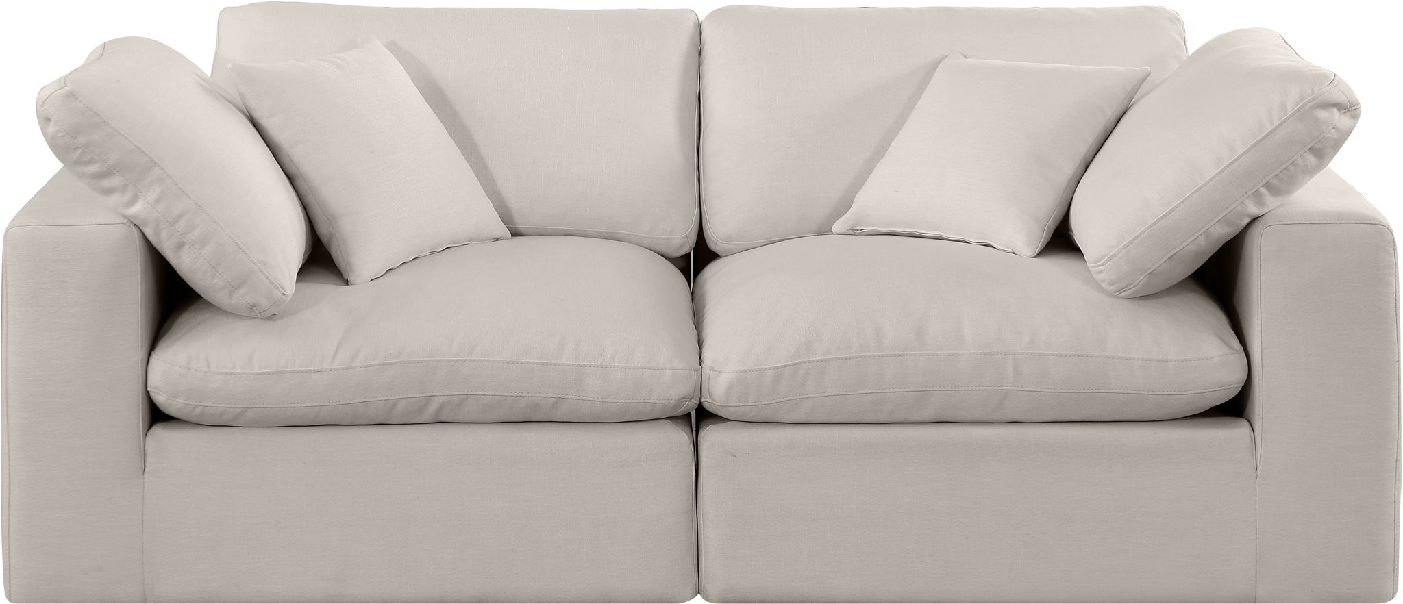 Comfy - Linen Modular Sofa 2 Seats