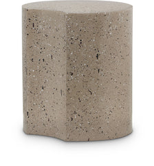 Dimple - End Table - Terazzo Finish