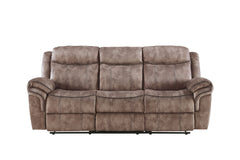 Zubaida - Two Tone Recliner Sofa With USB Port Drop Down Table