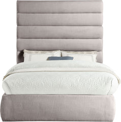 Adam - Linen Fabric Bed With 70.5" Headboard