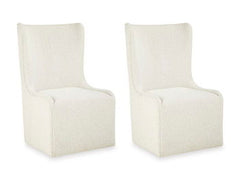 Radkin - Dining Upholstered Wingback Side Chair (Set of 2) - Off White