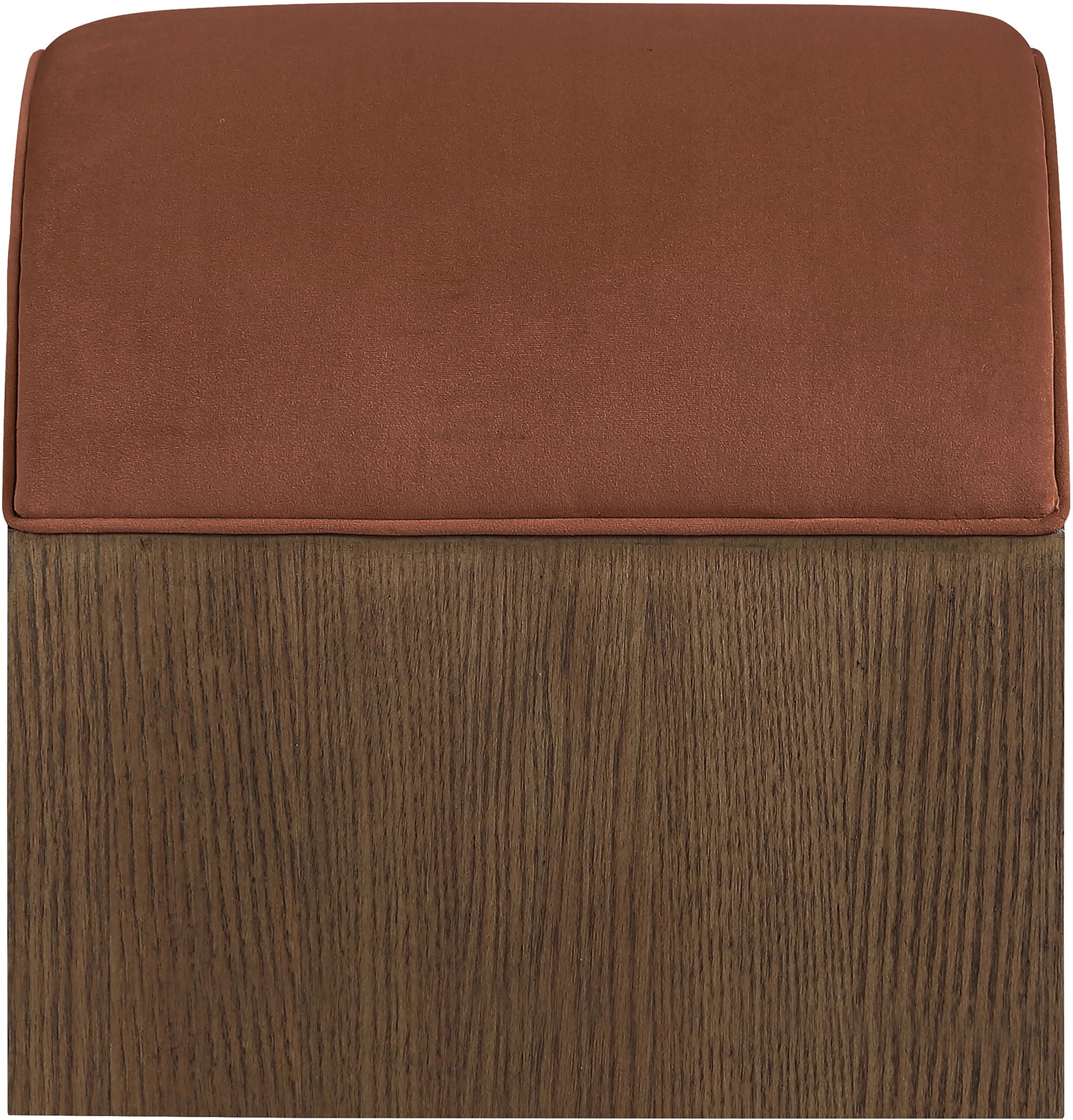Sable - Velvet Performance Fabric Upholstered Bench