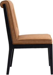 Gwendolyn - Faux Leather Dining Side Chair With Black Frame (Set of 2)