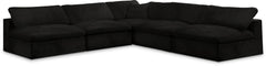 Cozy - 5 Piece Modular Corner Armless Sectional