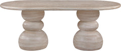 Navo - Indoor/Outdoor Dining Table - Travertine