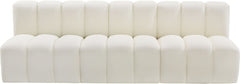 Arc - Faux Leather 3 Seats Modular Sofa