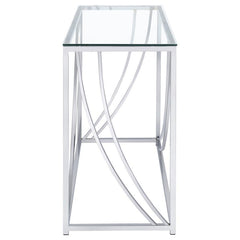 Lille - Glass Top Entryway Sofa Console Table Accents