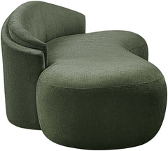 Caspian - Chenille Fabric Upholstered Loveseat