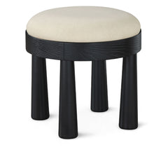 Larea - Upholstered Ottoman - Cream