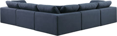 Comfy - 5 Piece Linen Modular Corner Sectional
