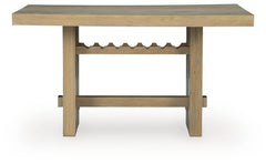 Lasinger - Rectangular Dining Room Counter Table - Light Brown