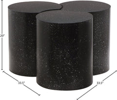 Dimple - 3 Piece Modular Coffee Table - Terazzo Finish