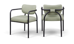 Serava - Vegan Leather Upholstered Dining Chair (Set of 2)