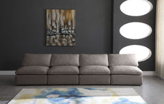 Plush - Modular Armless 4 Seat Sofa