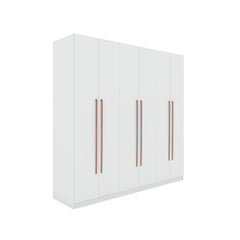 Gramercy - Free Standing Wardrobe Closet With Drawers And Shelves