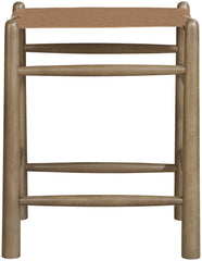 Santos - Backless Counter Stool With Stained Brown Base