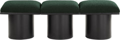 Pavilion - 3 Piece Modular Bench With Black Base