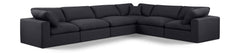 Comfy - 6 Piece Linen Modular Corner Sectional